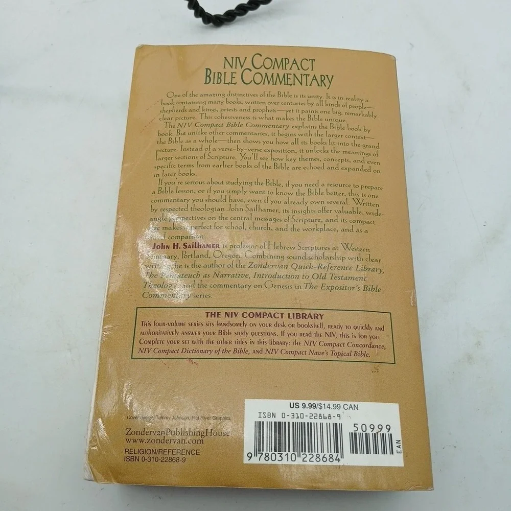 NIV Compact Bible Commentary Paperback‎  By Sailhamer John H  PB